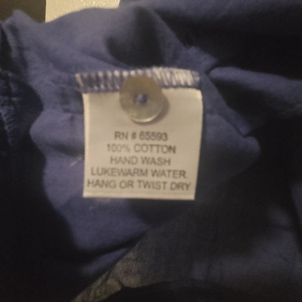 Chic Blue Embroidered Blouse - Picture 6 of 6